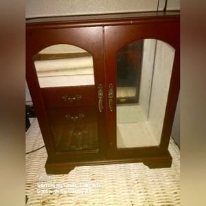 Beautiful wooden jewelry box